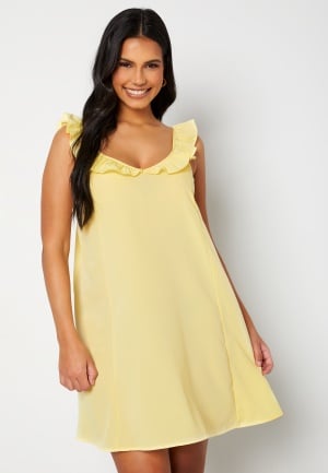 ONLY Zora Strap Allie Dress Lemon Meringue M