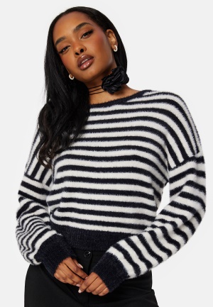 ONLY Piumo L/S Pullover Black Stripes:W. EGR XL