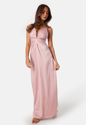 YAS Bree Strap Maxi Twist Dress Pale Mauve L