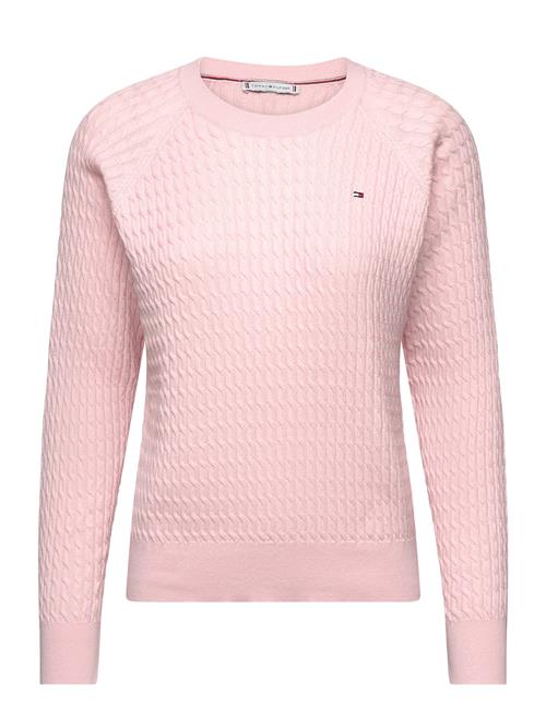 Tommy Hilfiger Co Cable C-Nk Sweater Tommy Hilfiger Pink