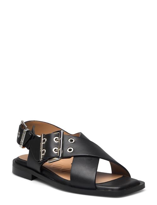 Se Ganni Feminine Buckle Ganni Black ved Booztlet