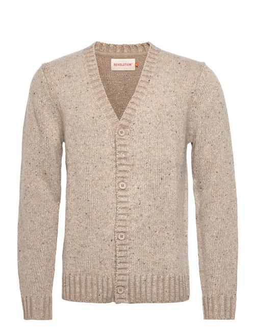 Se Revolution Cardigan In Nope Yarn Revolution Beige ved Booztlet