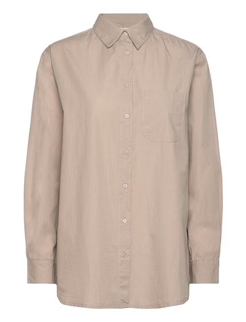 Gaia Shirt Poplin Moshi Moshi Mind Beige