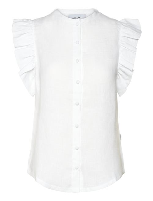 ella&il Pauline Linen Shirt Ella&il White