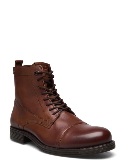 Jack & Jones Jfwshaun Leather Boot Sn Jack & J S Brown