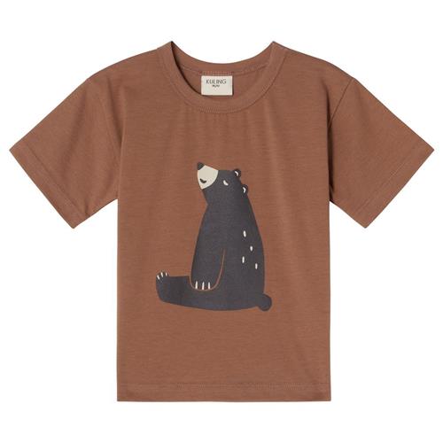 Kuling GOTS Santorini T-shirt Black Bear | Brun | 134/140 cm