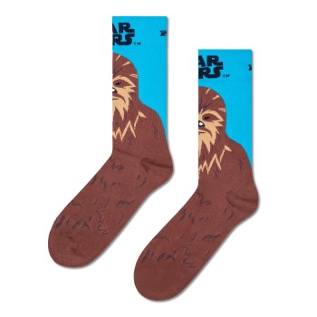 Se Happy socks Strømper Star Wars Chewbacca Sock Brun bomuld Str 41/46 ved Timarco