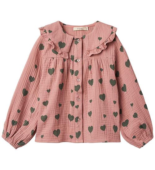 Se Fliink Bluse - Love - Ash Rose ved KidsWorld