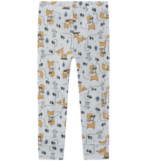 Se Name It Leggings - Uld - NmmWillit - Gray Dawn ved KidsWorld