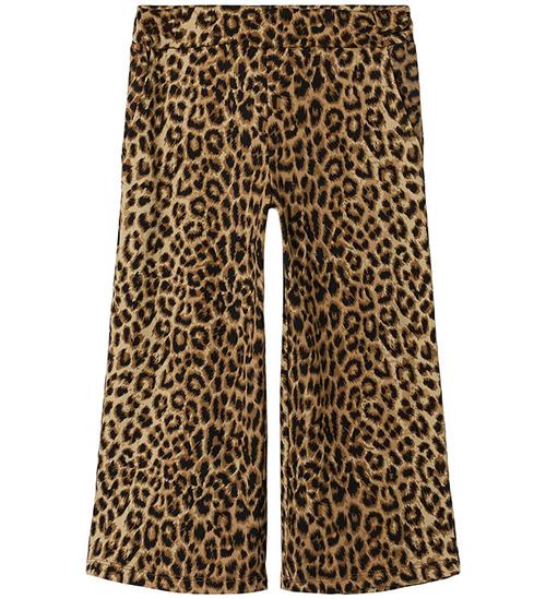 Se Name It Bukser - NmfNuni - Sort m. Leopardprint ved KidsWorld