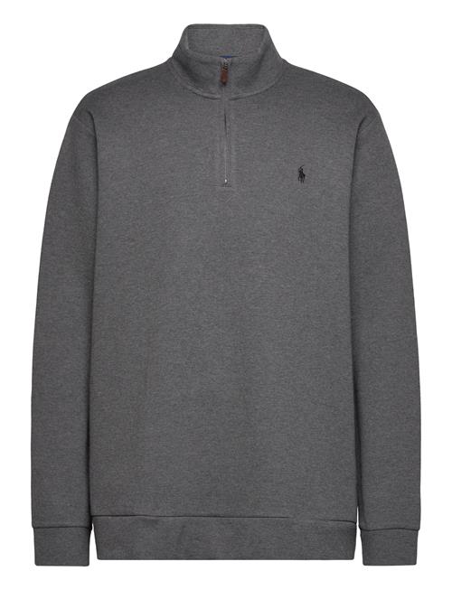 Se Polo Ralph Lauren Double-Knit Mesh Quarter-Zip Pullover Polo Ralph Lauren Grey ved Booztlet