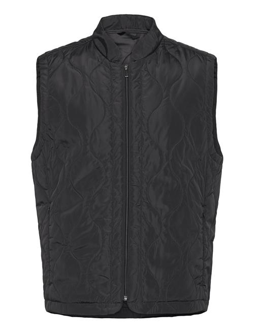 Lindbergh Quilted Gilet Lindbergh Black