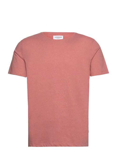 Se Lindbergh Mouliné O-Neck Tee S/S Lindbergh Pink ved Booztlet