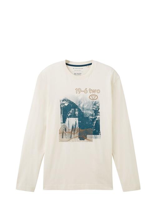 Tom Tailor Printed Longsleeve Tom Tailor Cream