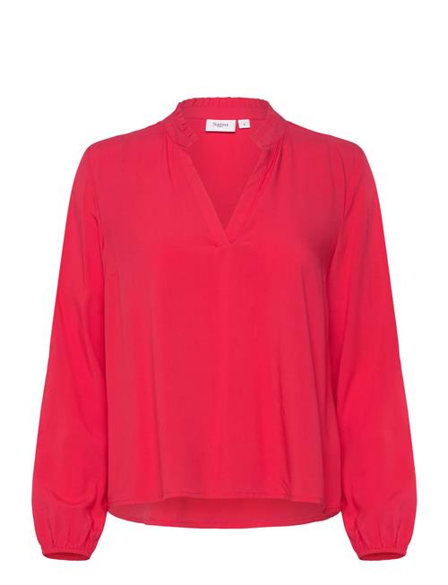 Se Saint Tropez Edasz Blouse Saint Tropez Red ved Booztlet