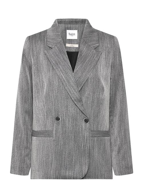 Se Saint Tropez Glendasz Blazer Saint Tropez Grey ved Booztlet