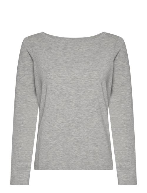 Se Marc O'Polo T-Shirts Long Sleeve Marc O'Polo Grey ved Booztlet