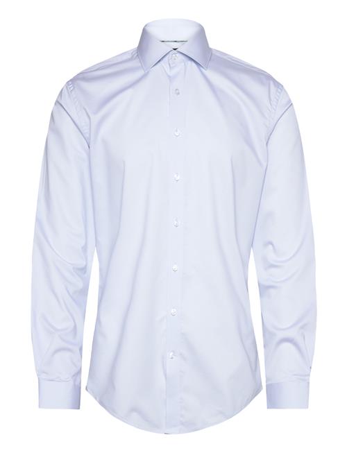 Lindbergh Plain Fine Shirt L/S Lindbergh Blue