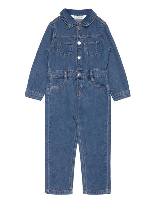 Mango Denim Shirt Jumpsuit Mango Blue