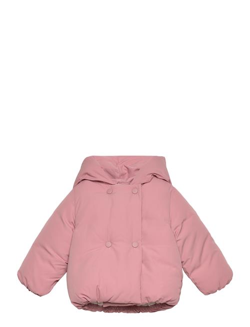 Anorak With Fur-Effect Lining Mango Pink