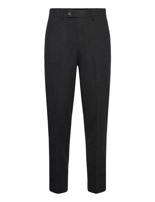 Lindbergh Flannel Wool Blend Formal Pant Lindbergh Black