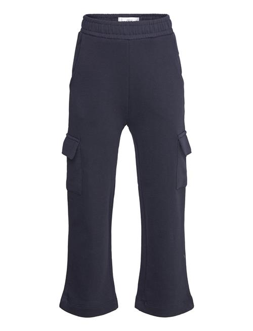 Cotton Cargo Trousers Mango Navy