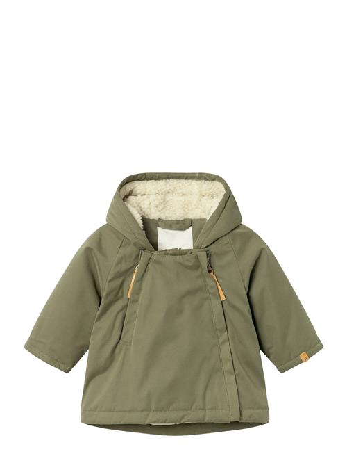 Se Lil'Atelier Nbmgodo Padded Loose Jacket Fo Lil Lil'Atelier Khaki ved Booztlet