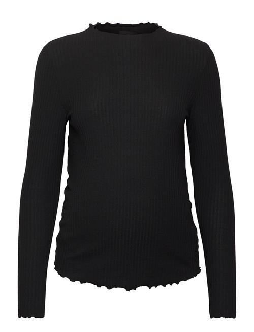 Se Only Maternity Olmemma L/S High Neck Top Jrs Noos Only Maternity Black ved Booztlet