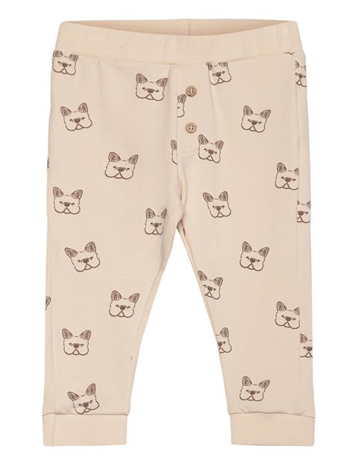 Minymo Pants Aop Sweat Minymo Beige