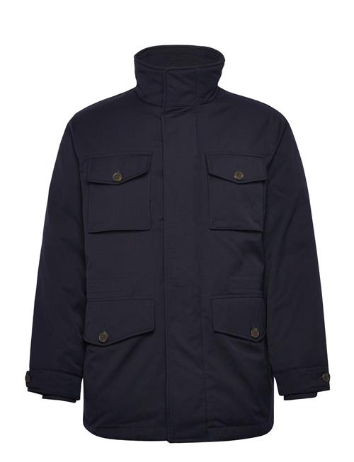 GANT Padded Flannel Field Jacket GANT Navy