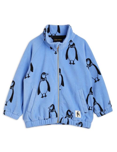 Se Mini Rodini Penguin Fleecejakke Blå | Blå | 80/86 cm ved Babyshop