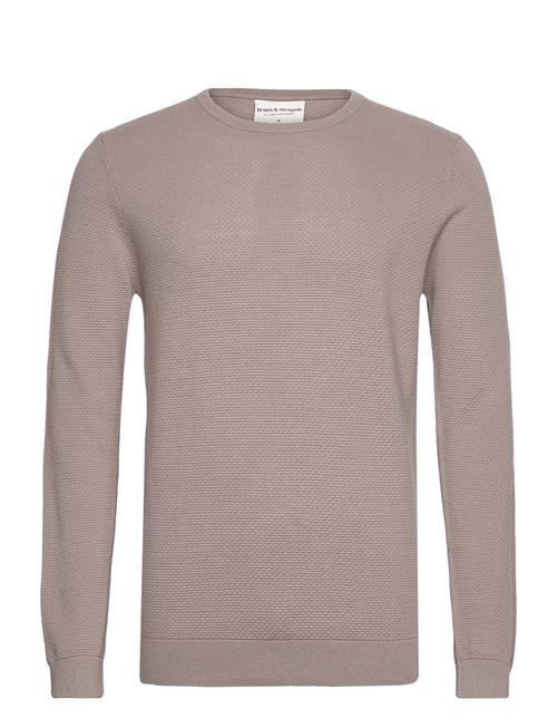 Se Bruun & Stengade Bs Hebert Regular Fit Knitwear Bruun & Stengade Brown ved Booztlet