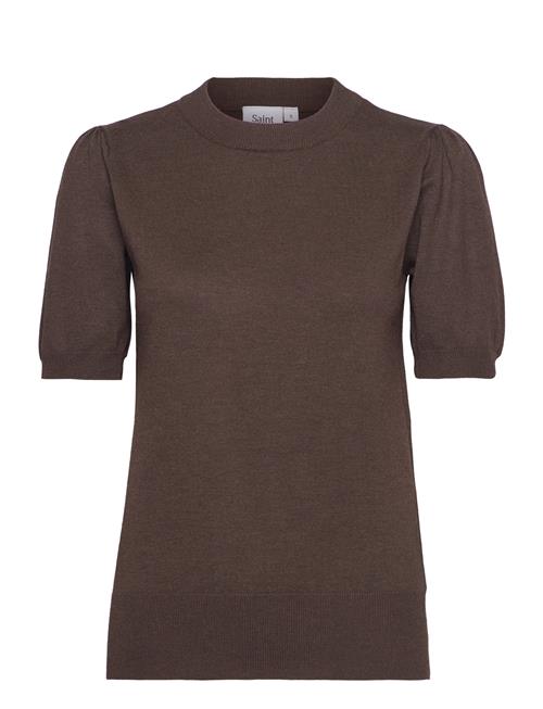 Milasz Ss Pullover Saint Tropez Brown