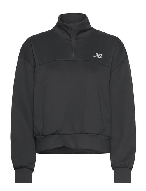 Se New Balance Triple Knit Spacer Pullover New Balance Black ved Booztlet