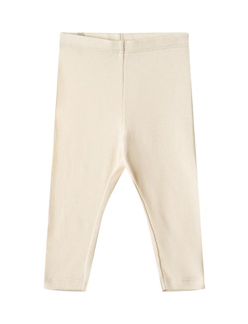 Se Wheat Rib Leggings Maddy Wheat Cream ved Booztlet