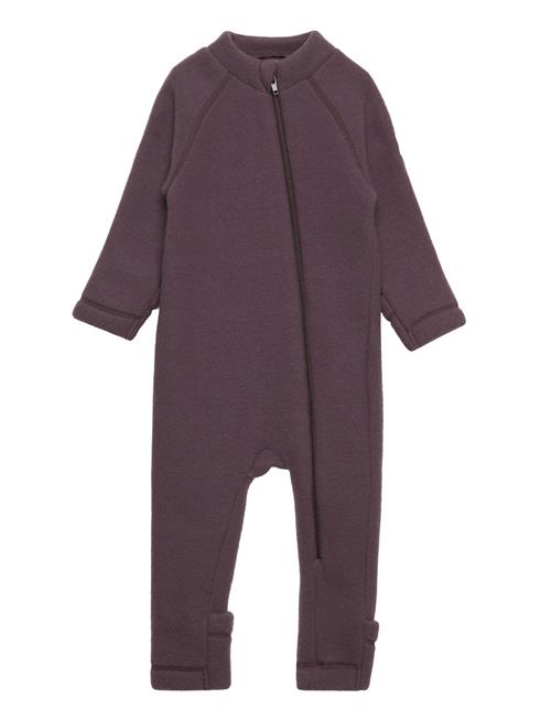 mikk-line Wool Baby Suit Mikk-line Burgundy