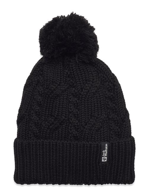 Jack Wolfskin Pompom Beanie Jack Wolfskin Black