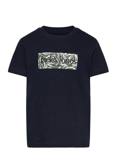 Jack & Jones Jorlafayette Branding Tee Ss Crew Mni Jack & J S Navy