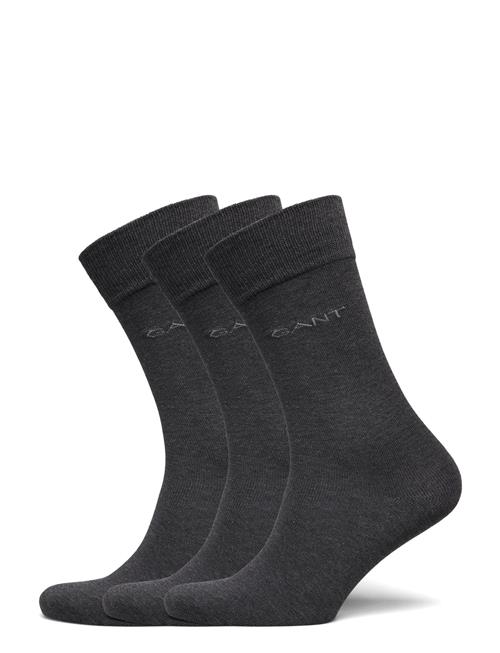 GANT Mercerized Cotton Socks 3-Pack GANT Grey