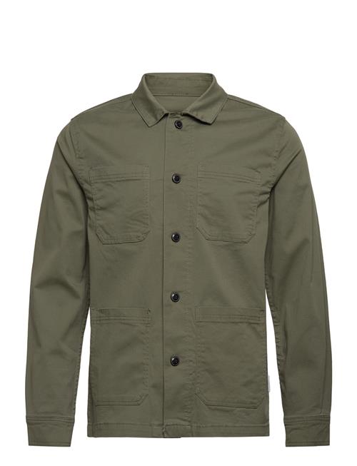 Lindbergh Superflex Overshirt L/S Lindbergh Khaki