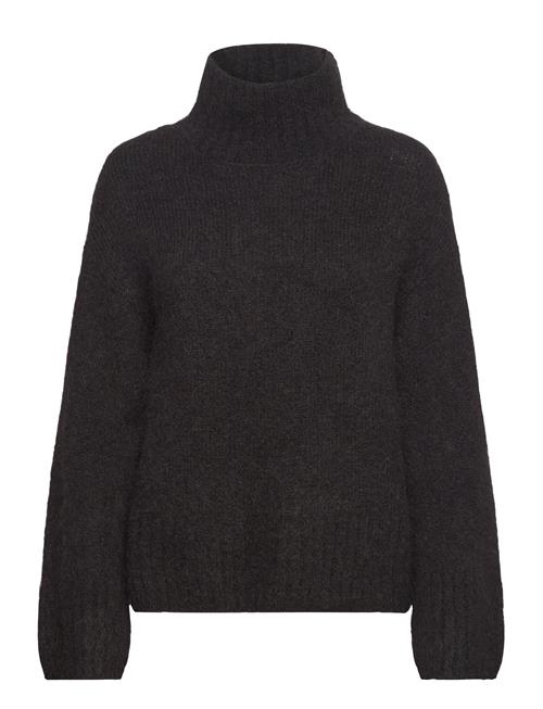 Se Selected Femme Slfgabella Ls Knit High-Neck Noos Selected Femme Black ved Booztlet