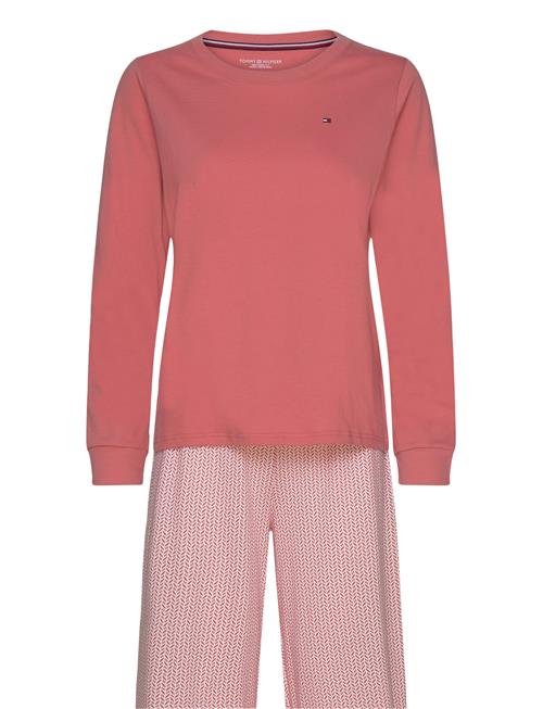 Tommy Hilfiger Long Sleeve Jersey Pyj Set Tommy Hilfiger Coral