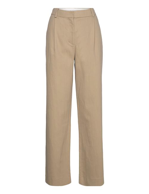 Se Samsøe Samsøe Saagneta Trousers 15127 Samsøe Samsøe Beige ved Booztlet