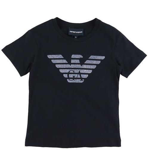 Emporio Armani Emporio Armani T-shirt - Sort m. Logo/Glimmer