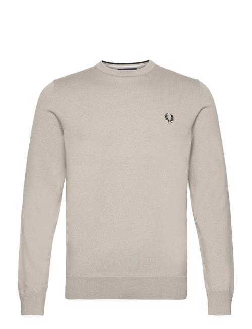 Se Fred Perry Classic C/N Jumper Fred Perry Beige ved Booztlet