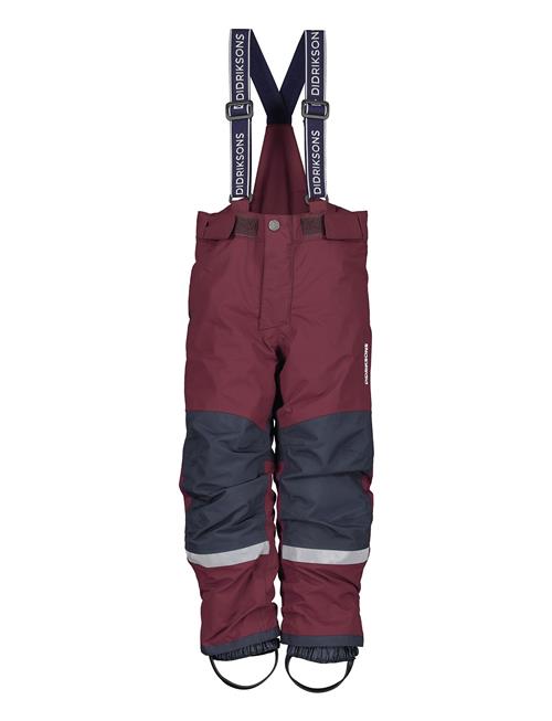 Didriksons Idre Kids Pants 6 Didriksons Burgundy