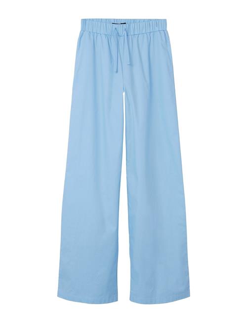 LMTD Nlffouise Poplin Straight Pant LMTD Blue