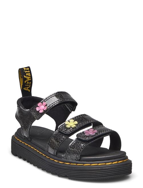 Se Dr. Martens Klaire J Black+Multi Coated Glitter Pu+Athena Dr. Martens Black ved Booztlet