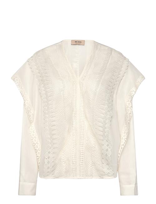 Se MOS MOSH Mmfina Lace Blouse MOS MOSH Cream ved Booztlet