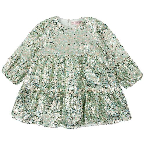 Se Konges Sløjd Lila Sequins Kjole Green | Grønn | 4 years ved Babyshop